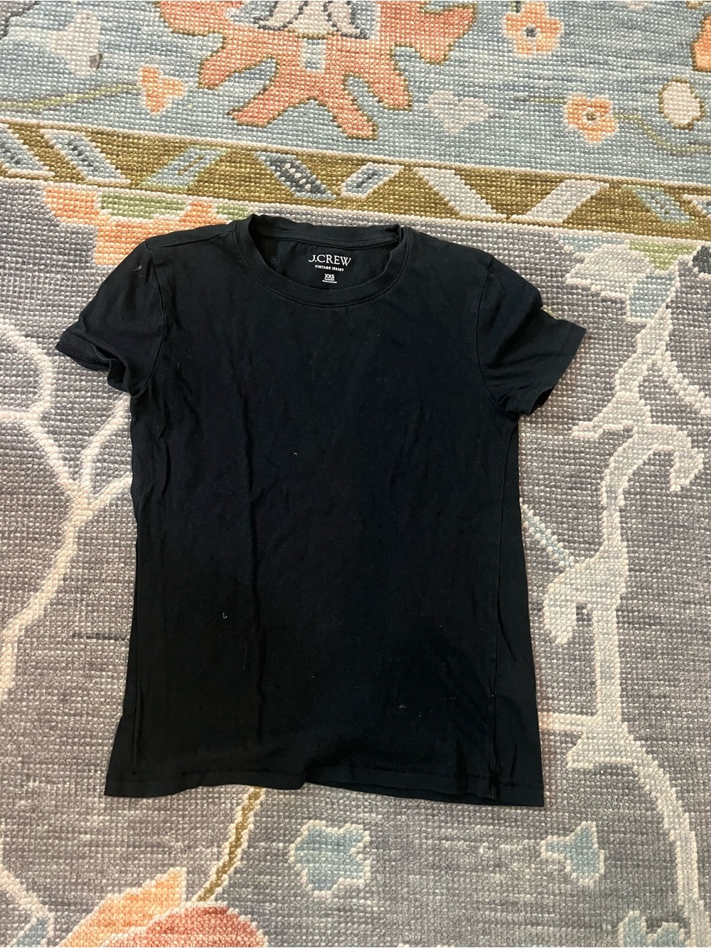 J. Crew Black Short Sleeve Crewneck Tee